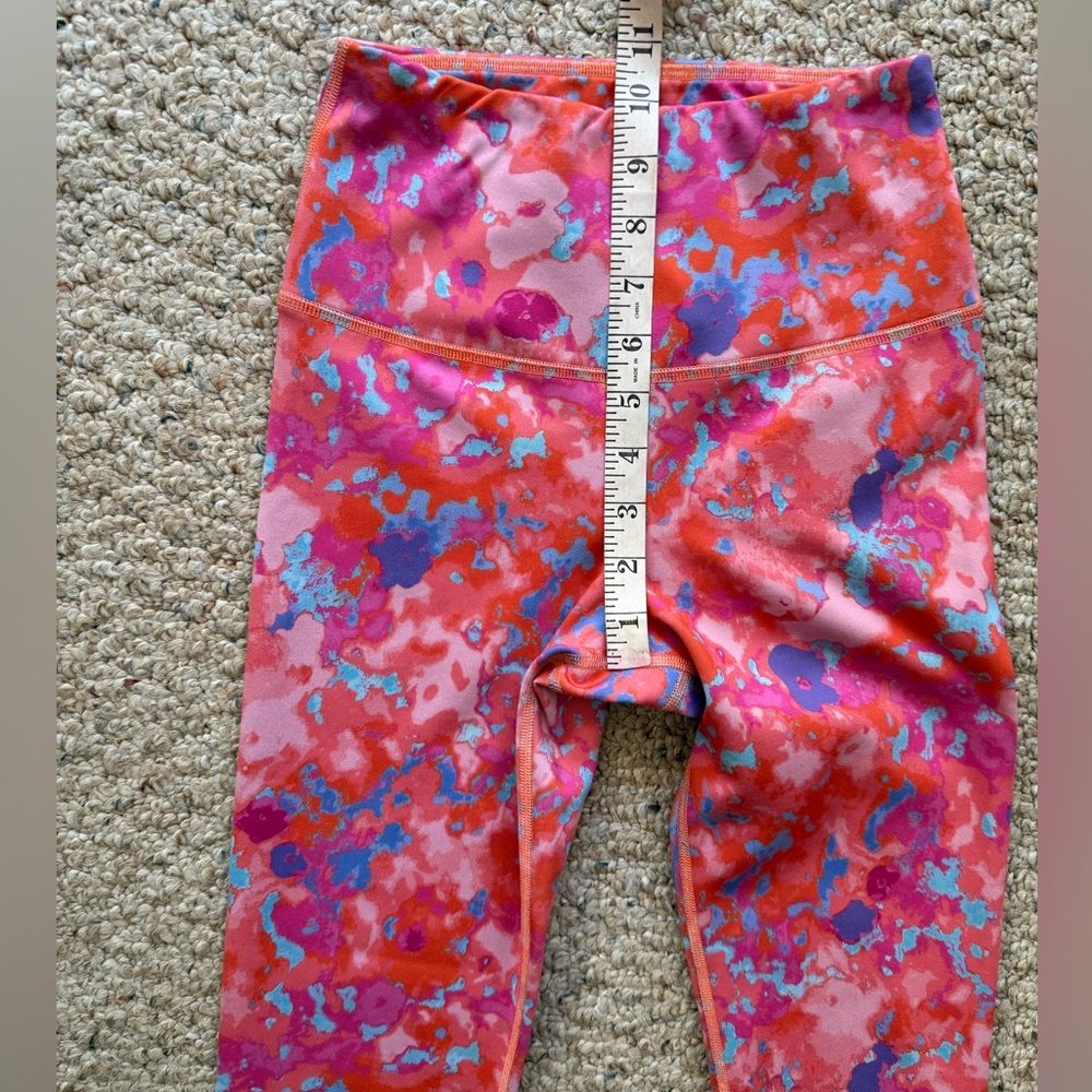 DAILY PRACTICE by Anthropologie Bright Colorful Pink Printed Leggings Size XS - Picture 4 of 13